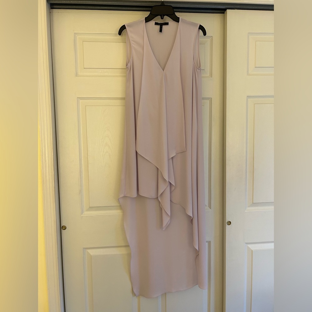 Elegant Lavender Sleeveless Dress